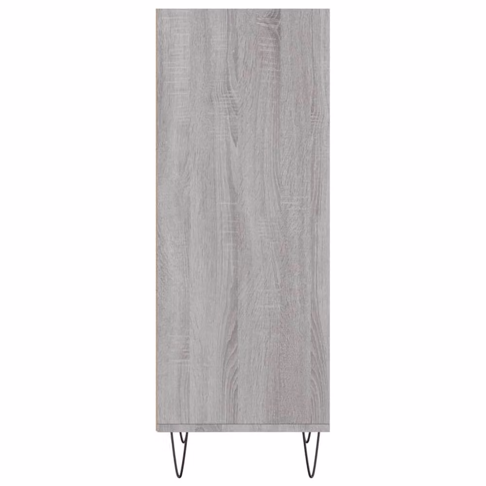 Berkfield Home Sonoma Sideboard in Grey, MDF, W/D/H: 34.5 x 32.5 x 90 cm – 2