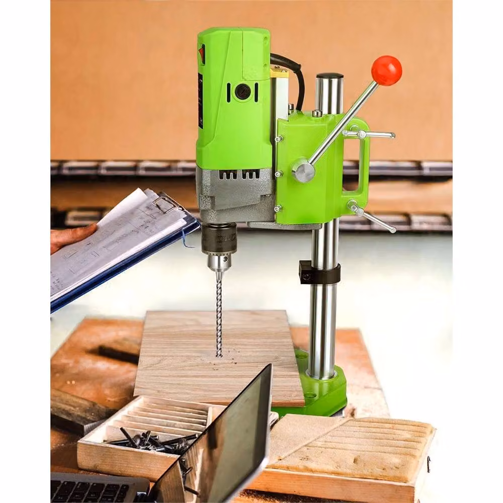 SPETLEK 710W 5-Speed Rotary Pillar Bench Press Drilling Machine in Green – 2