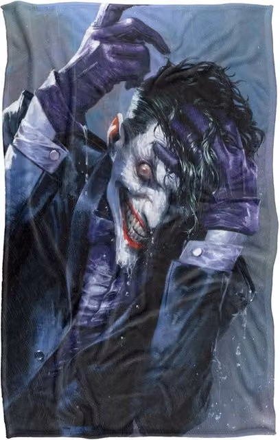 LOGOVISION Batman Joker Madness Super Soft Silky Touch Fleece Throw Blanket, Multicolour, W: 91.44 cm, L: 147 cm – 6