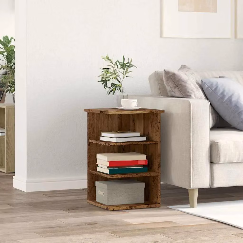 Berkfield Home Classic Sideboard in Brown Engineered Wood, W/D/H: 35 x 35 x 55 cm – 3