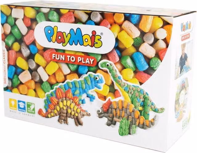PlayMais Classic Dinosaurs Multicolour Modeling Clay Set