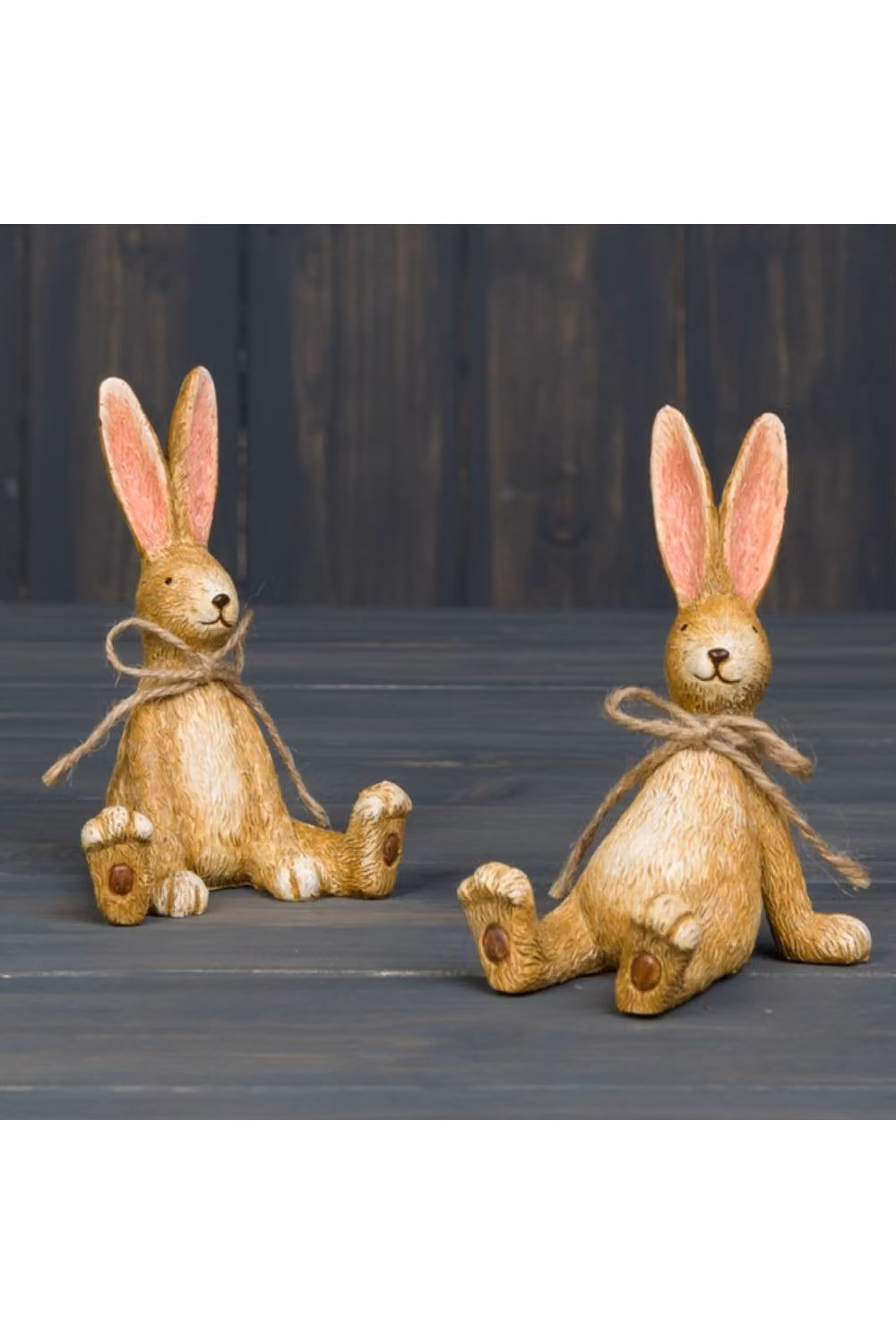 KDMD Stylish Brown Sitting Rabbit Ceramic Tabletop Ornament – 2