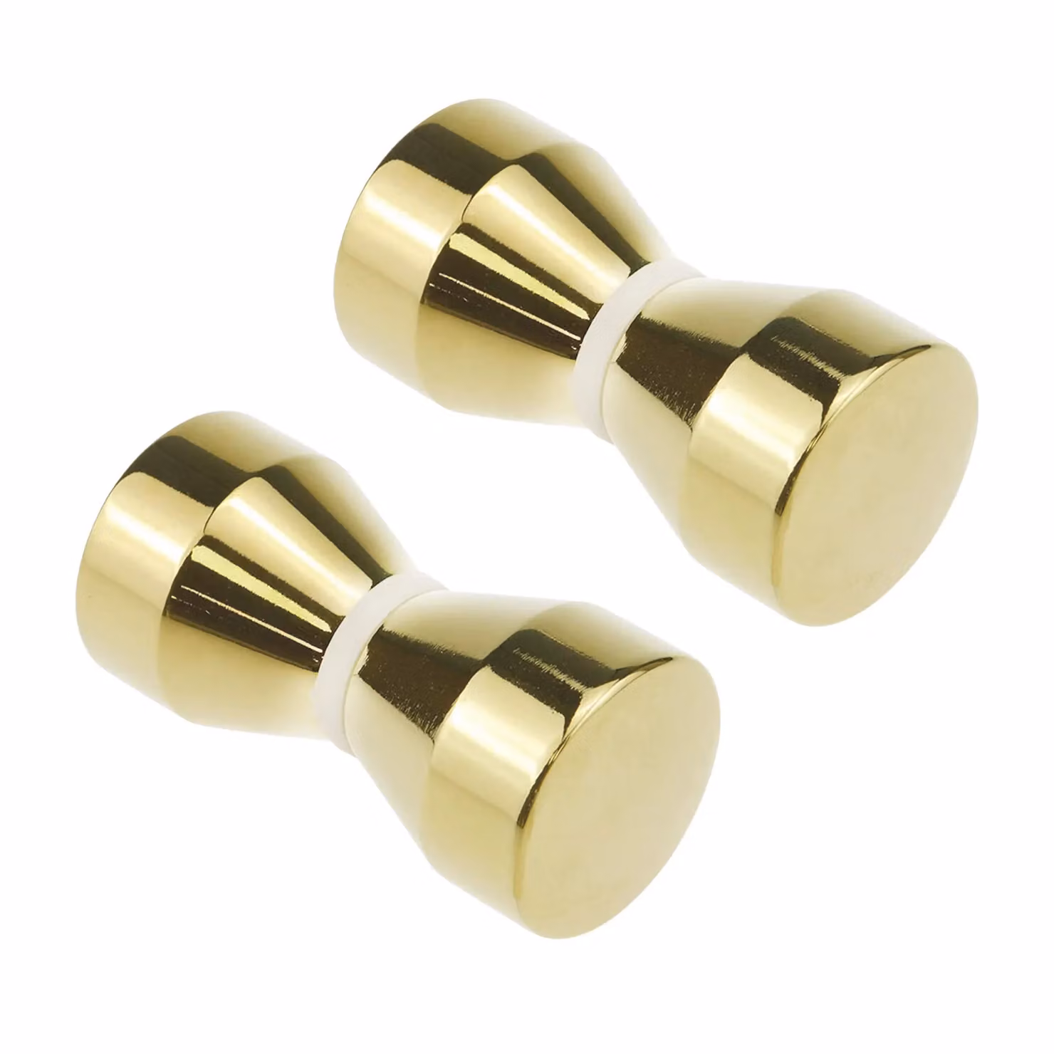 Nes Home Cone Shower Door Knob Handle Set of 2 in Brushed Gold Aluminium – 2