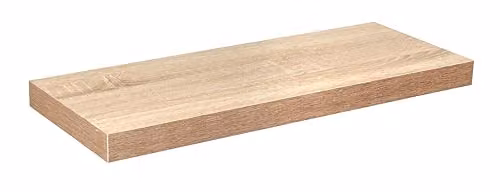 SPOT ON DEALZ Rustic Brown Floating Wall Shelf with Hidden Brackets, Width: 60 cm – 1