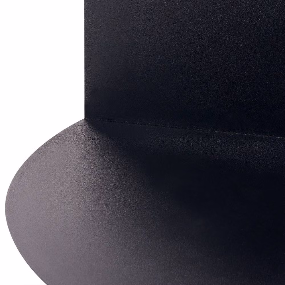 Wyld and Coco Evercraft Black Metal Round Side Table with Built-In Shelf, W/D/H: 40 x 40 x 45 cm – 5