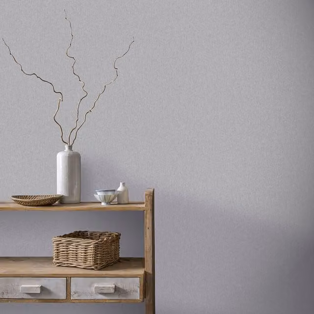 Arthouse Barcelona Plain Modern Grey Wallpaper Roll