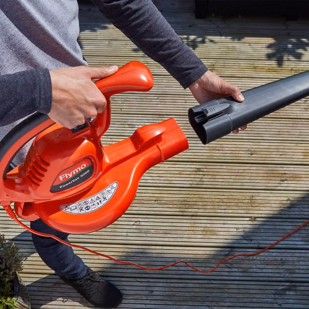 Flymo Powervac 3000 Electric Garden Blower, Vacuum and Mulcher in Orange – 7
