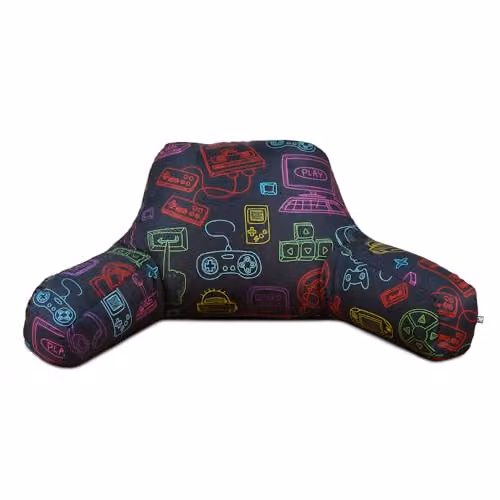 rucomfy Retro Gaming Controller Beanbag Cuddle Cushion, Multicolour, W: 80 cm, D: 40 cm, H: 30 cm