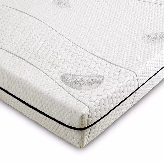 Sareer White Memory Foam Mattress, W/D: 200 x 180 cm