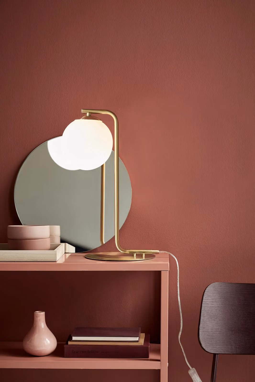 Nordlux Grant Modern Table Lamp in Gold and Brass with Glass Dome and E14 Socket – 2