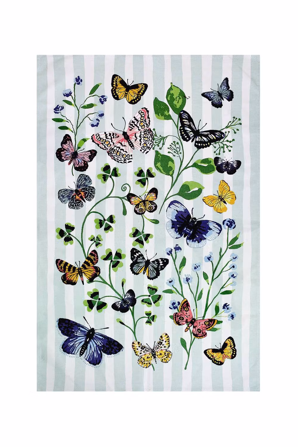 Ulster Weavers Butterfly Grove Floral Cotton Tea Towel in Blue, Green and Multicolour – 2