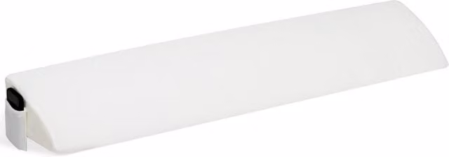 Costway Queen Size Wedge Pillow Bolster in White with Removable Breathable Polyester Cover