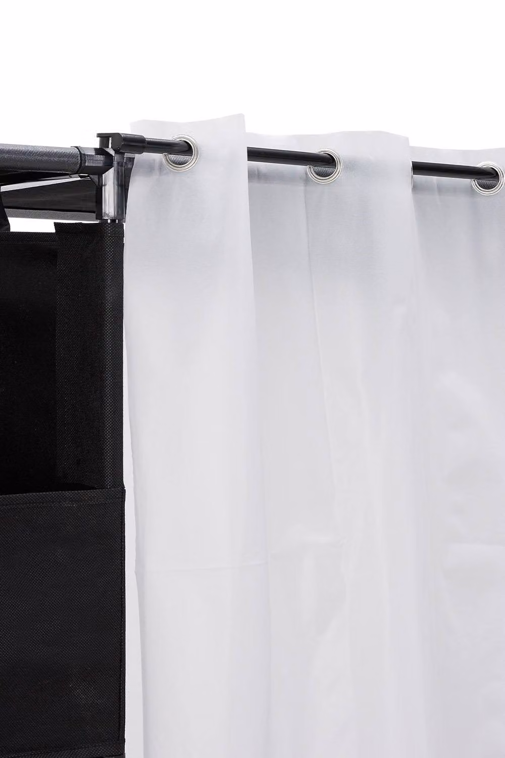H&O Direct Portable Metal Bedroom Cabinet in Black – 2