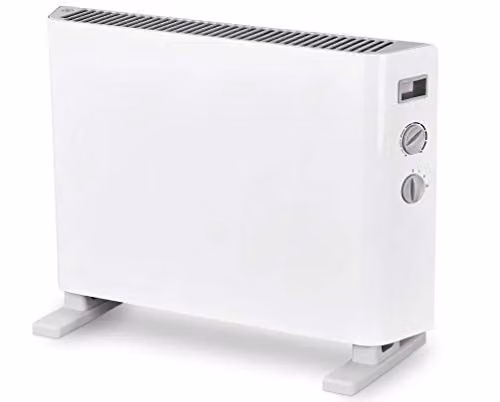 MYLEK 2000W Electric Convector Heater, White Freestanding Radiator with Adjustable Thermostat and Overheat Protection – 2