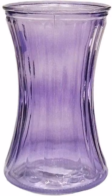 KDMD Lilac Floraline Hand Tie Glass Vase, 3 Pack, Purple