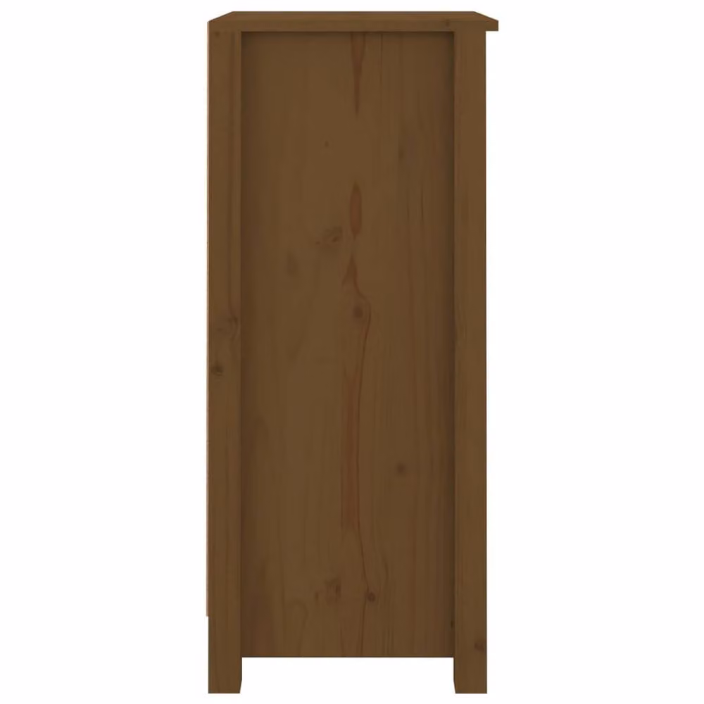 Berkfield Home Set of 2 Solid Wood Pine Sideboards in Honey Brown, W/D/H: 40 x 35 x 80 cm – 3