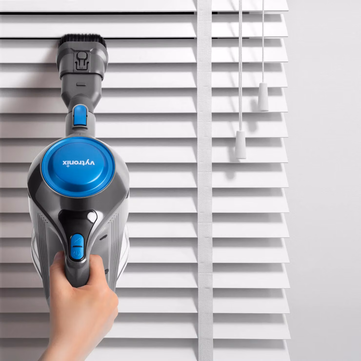 Vytronix EBCV6 3-in-1 Cordless Bagless Stick and Handheld Vacuum Cleaner, Blue and Silver – 6