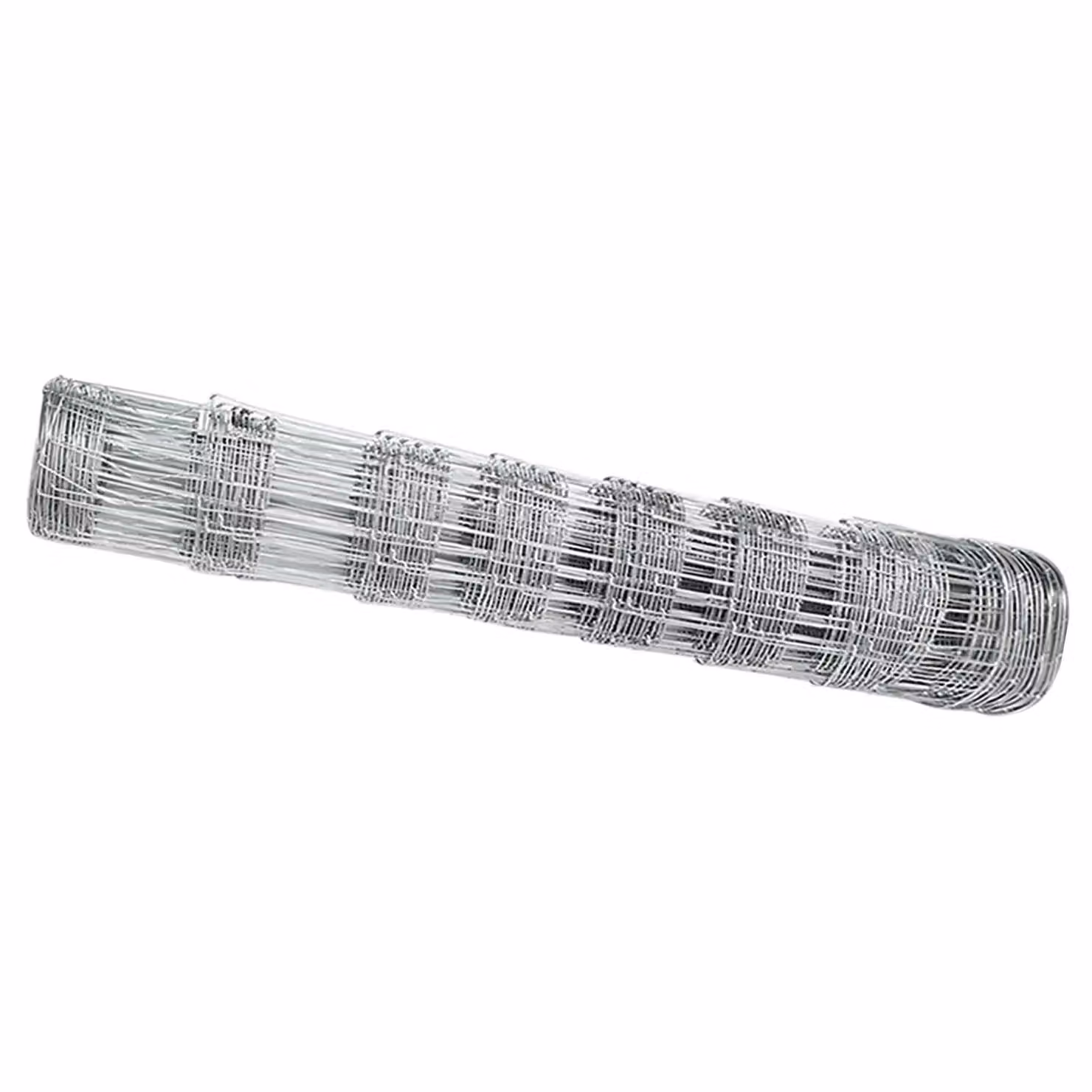 Berkfield Home Field Fence Galvanised Steel in Silver/Grey, H: 0.8 m x L: 25 m