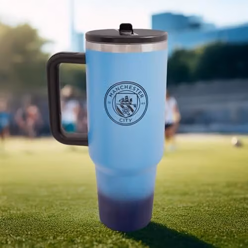 Hy-Pro Manchester City Officially Licensed 1.18 l Thermal Flask with Handle in Blue – 2