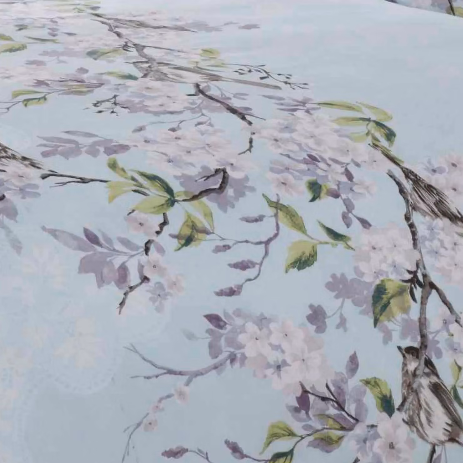 Rapport Home Eloise Floral Polycotton Duvet Cover Set and Pillowcase in Blue, W/D/H: 180 x 200 cm and 50 x 75 cm – 2