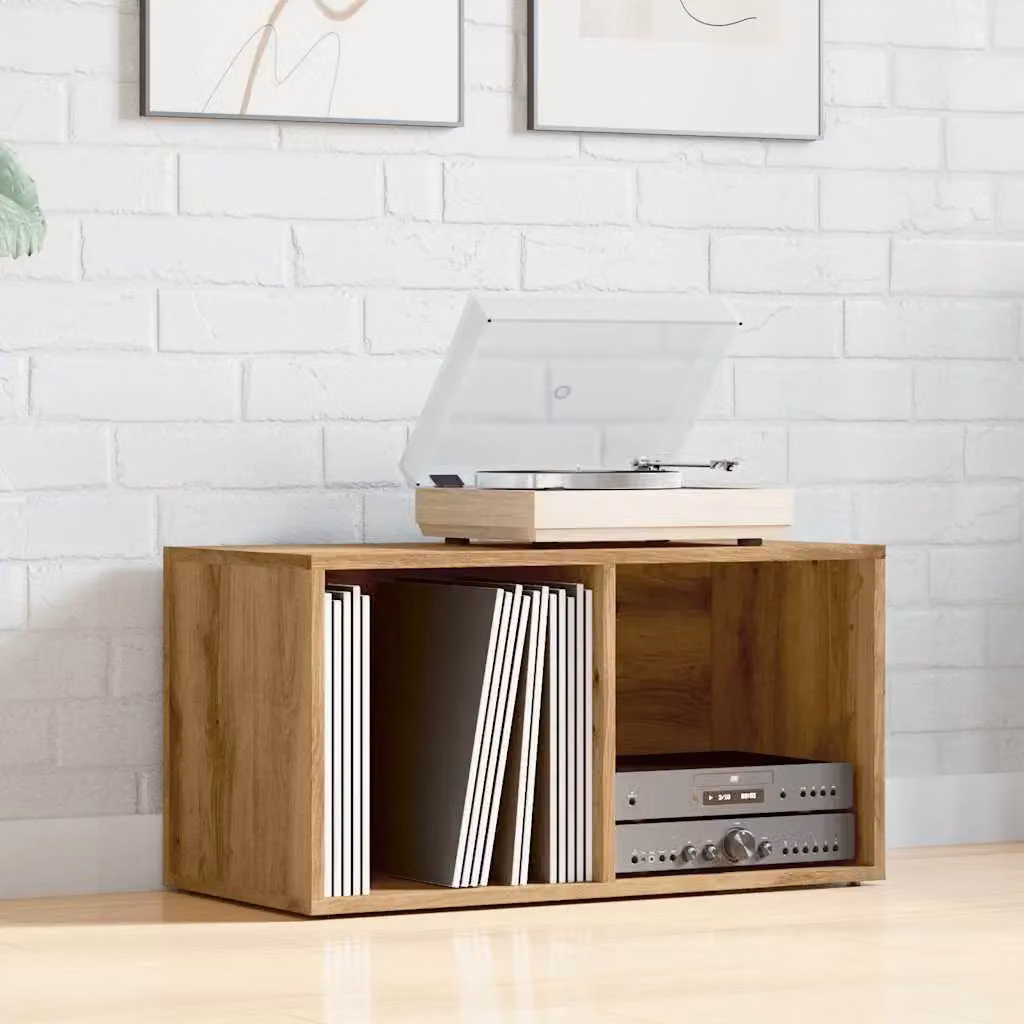 Berkfield Home LP Storage Box in Artisan Oak Brown, W: 69.5 cm, D: 34 cm, H: 36 cm – 2