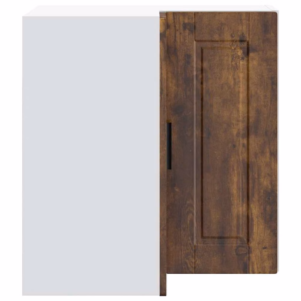 Berkfield Home Porto Wall Corner Kitchen Cabinet in Smoked Oak Brown, W/D/H: 57.0 x 60.0 x 57.0 cm – 3