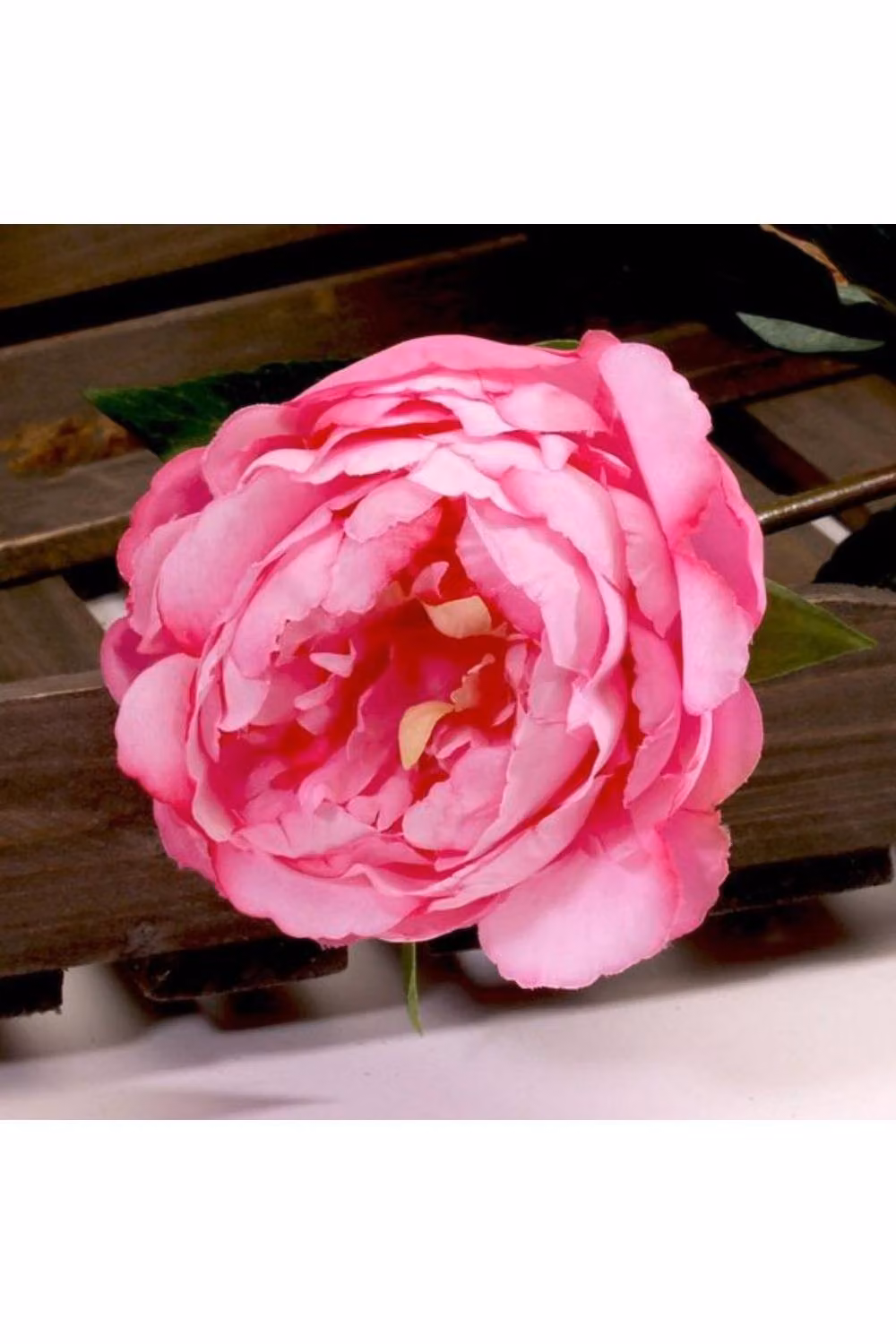 KDMD Single Peony Dark Pink Floral Decoration, 2 Pack, Height: 68 cm – 2