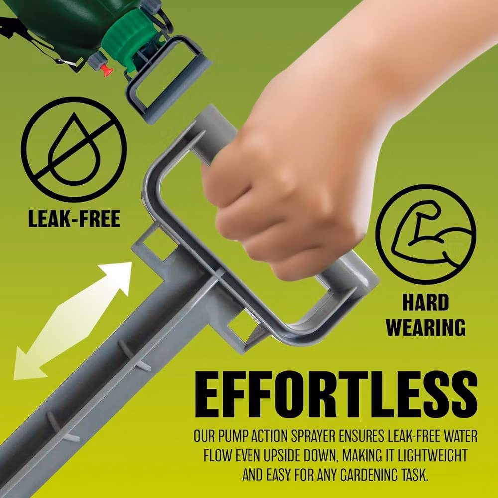 BARGAINS-GALORE 5l Manual Pressure Sprayer Multipurpose Garden Tool, Green – 5