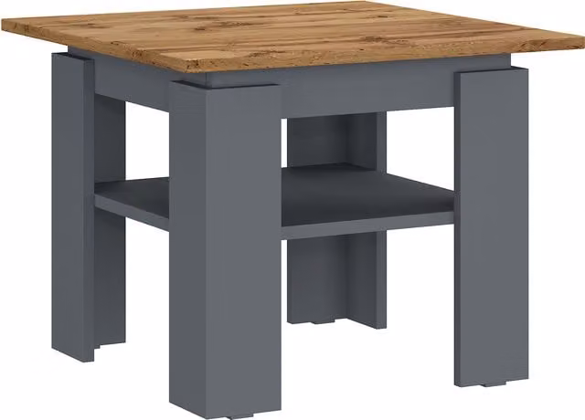 Shefa Line Element Coffee Table in Oak and Graphite