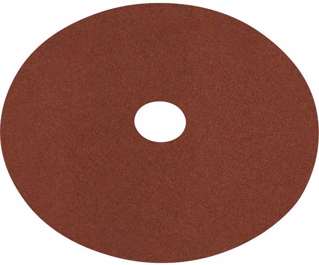 Loops 25 Pack 60 Grit Aluminium Oxide Fibre Backed Sanding Discs, 100 mm Diameter for Orbital Sanders