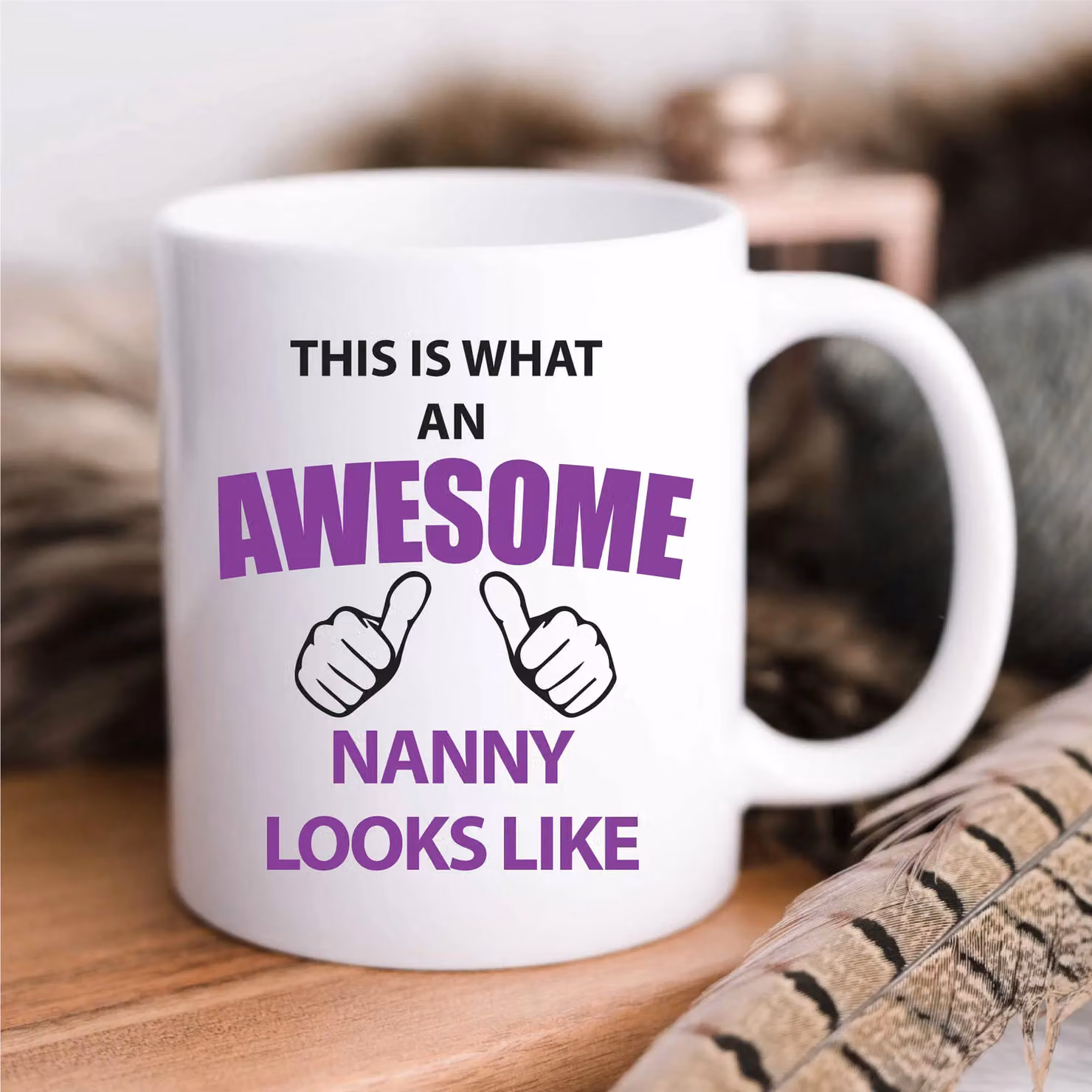 60 Second Makeover Limited This Is What An Awesome Nanny Looks Like White Ceramic Mug – 2