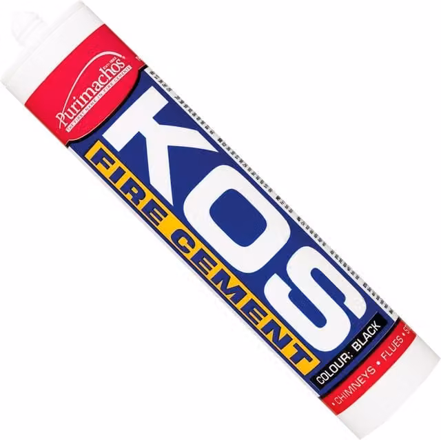 Sika KOS Fire Cement Black Cartridge 300 ml
