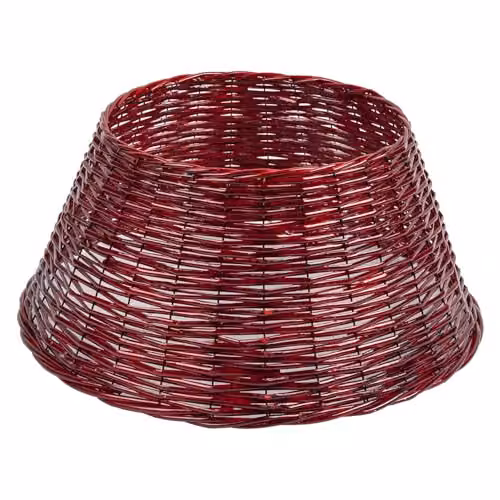 VFM e-Store Red Christmas Tree Skirt Decoration, W/D: 57 x 57 cm – 3