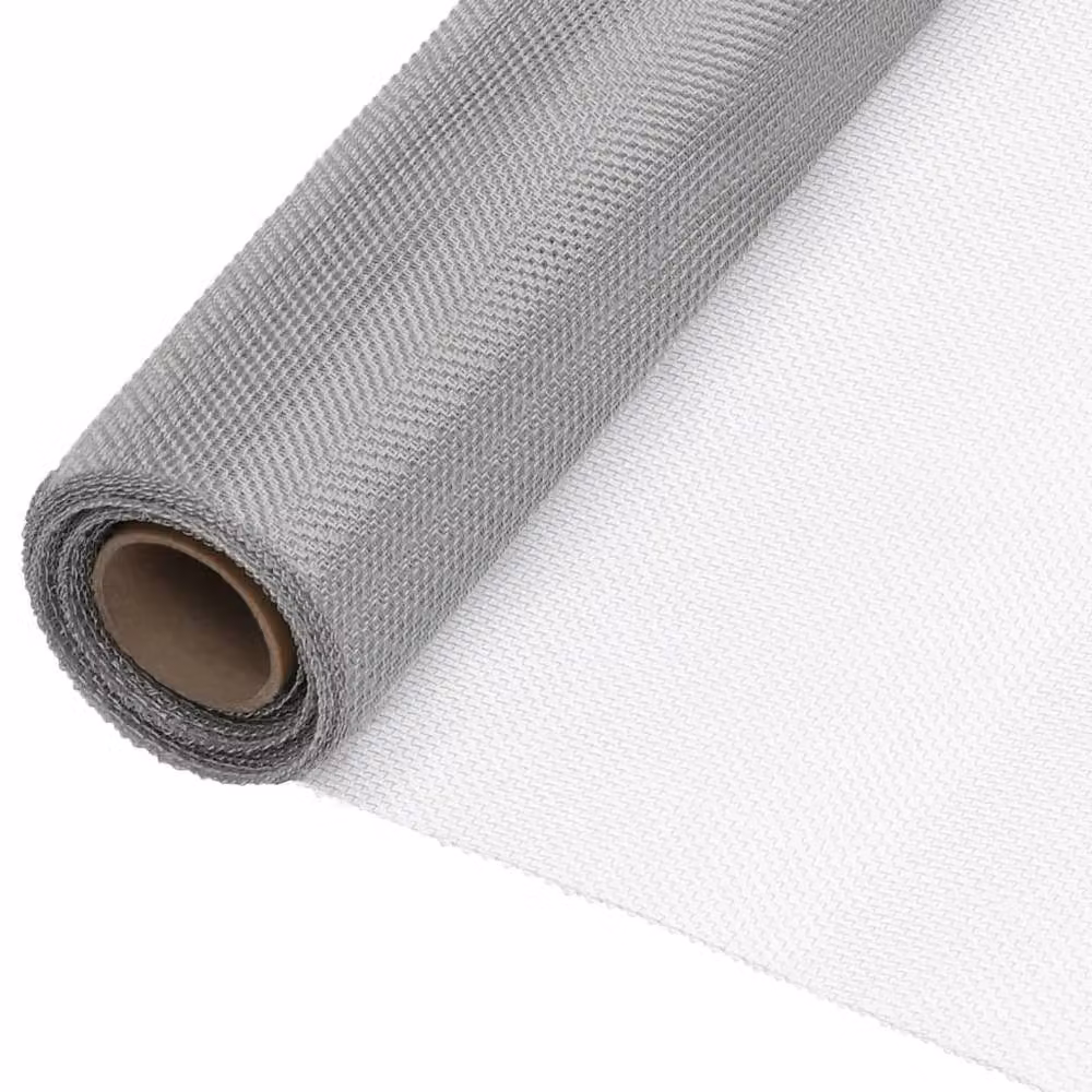Berkfield Home Stainless Steel Mesh Screen, Silver, W: 100 cm, H: 2000 cm – 2