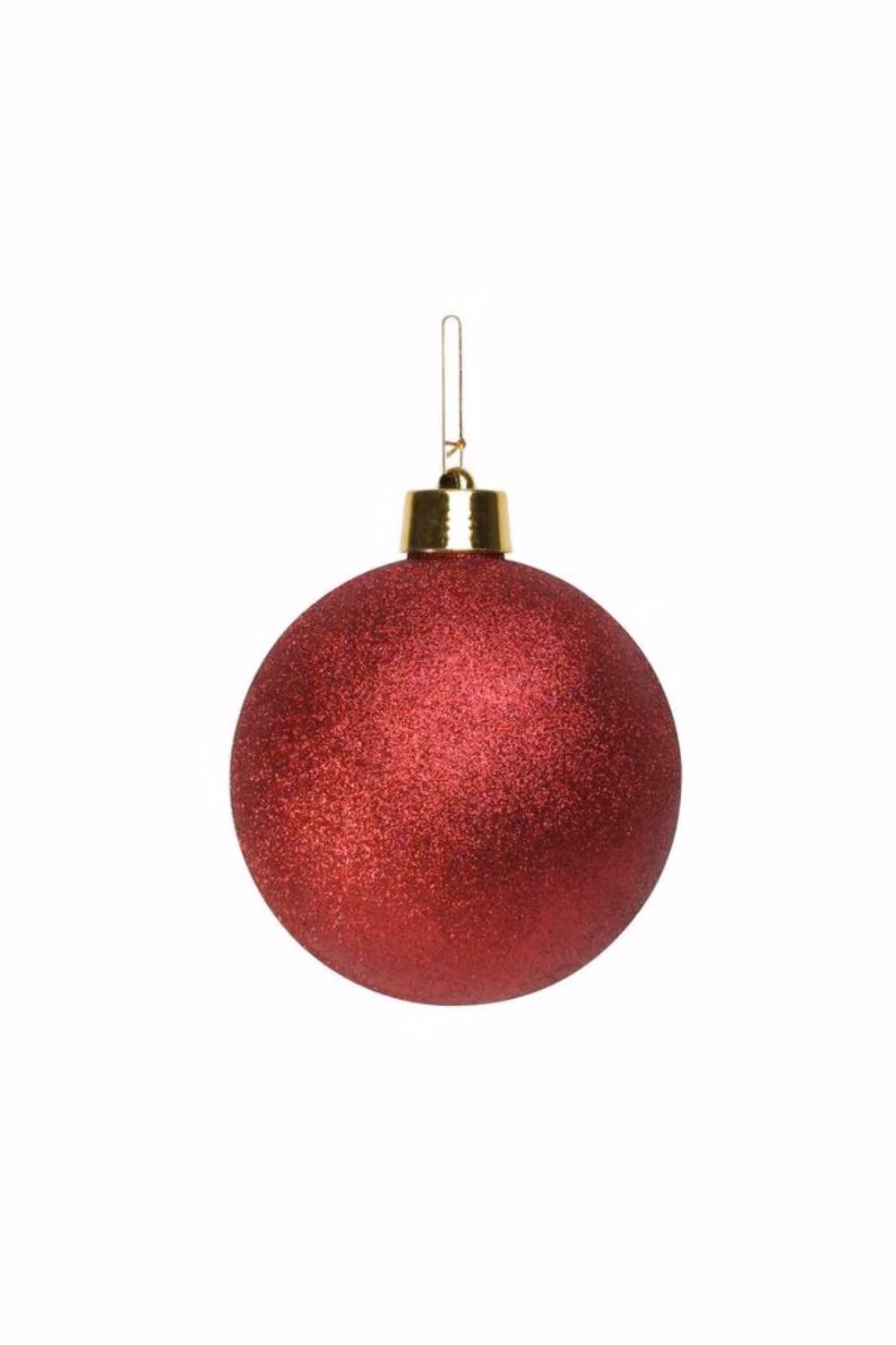 KDMD Burgundy Glitter Shatterproof Christmas Bauble, Diameter: 20 cm – 2