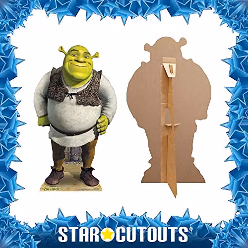 Star Cutouts SC917 Shrek Small Cardboard Cutout, Multicolour Party Decoration – 2