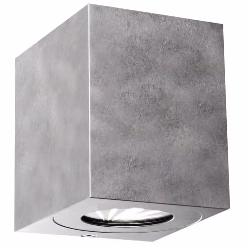 Nordlux Canto LED Outdoor Wall Light in Silver Galvanised Steel, IP44 Maritime Rated – 1