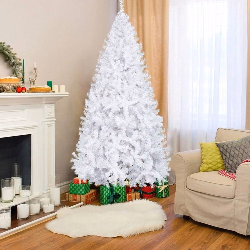 Kelvenix White Decorated Christmas Tree with Stand – 2