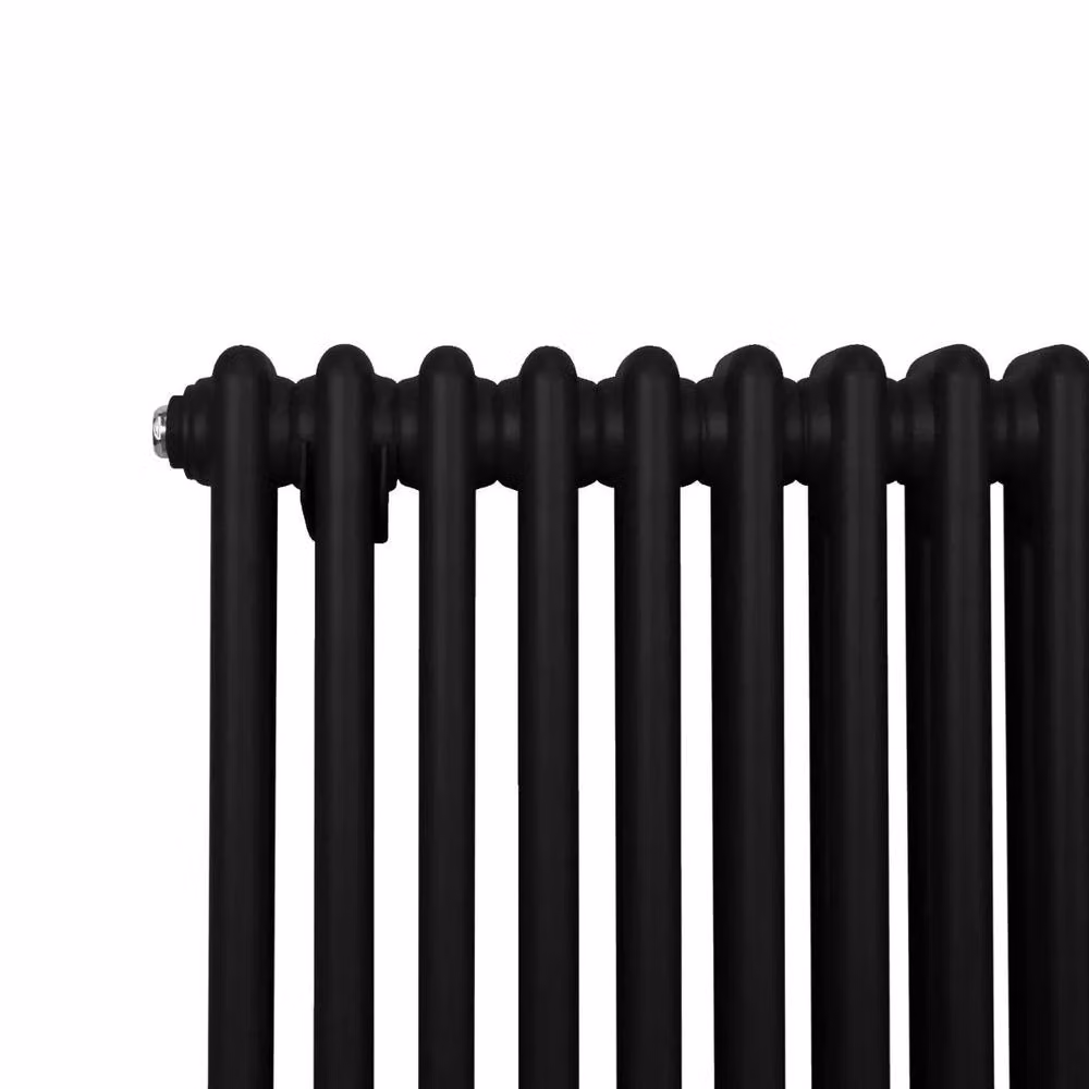 Monstershop Traditional 2 Column Steel Radiator in Black, W/D/H: 60.0 x 7.0 x 119.2 cm – 3