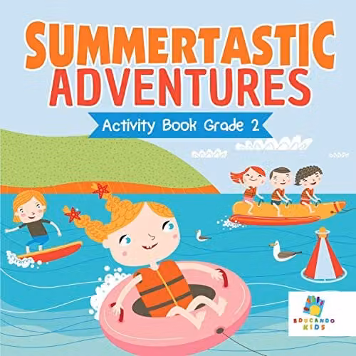 Educando Kids Summertastic Adventures Activity Book Grade 2, Multicolour