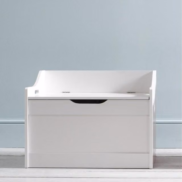 Noa and Nani Lola Toy Box in White with Soft Close Lid