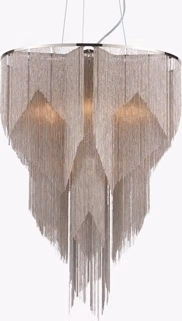 Perch & Parrow Silas Medium Silver Ceiling Pendant Light