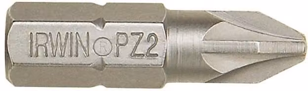 Irwin Pozi Pz3 Screwdriver Bits, 25mm, 10 Pack, Silver – 1