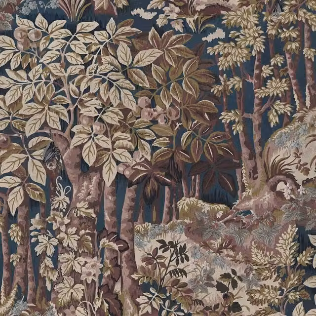 House of Hackney Nyxwood Floral Wallpaper Sample in Multicolour