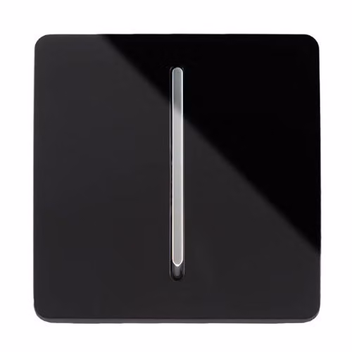Trendi Modern Auto Retractive Doorbell Switch in Black and Silver – 2