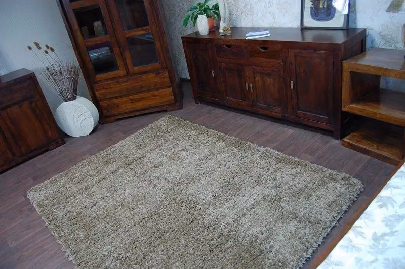 RugsX Shaggy Galaxy Rectangular Rug in Brown, W: 140 cm, D: 190 cm – 3