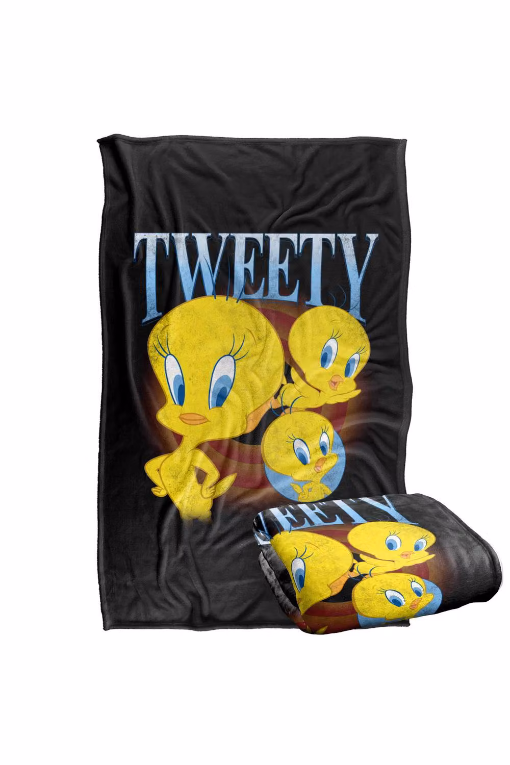 Warner Bros. Looney Tunes Tweety Super Soft Fleece Throw Blanket, Multicolour – 7