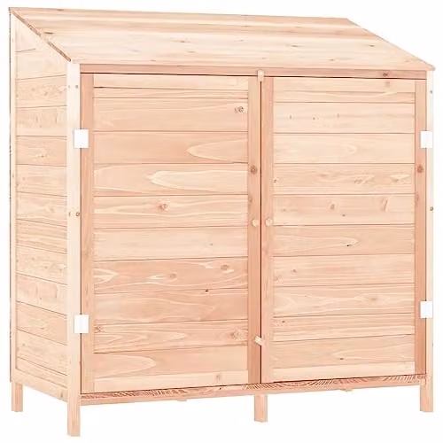 vidaXL Rustic Brown Garden Shed made of Solid Fir Wood, W/D/H: 102 x 52 x 112 cm