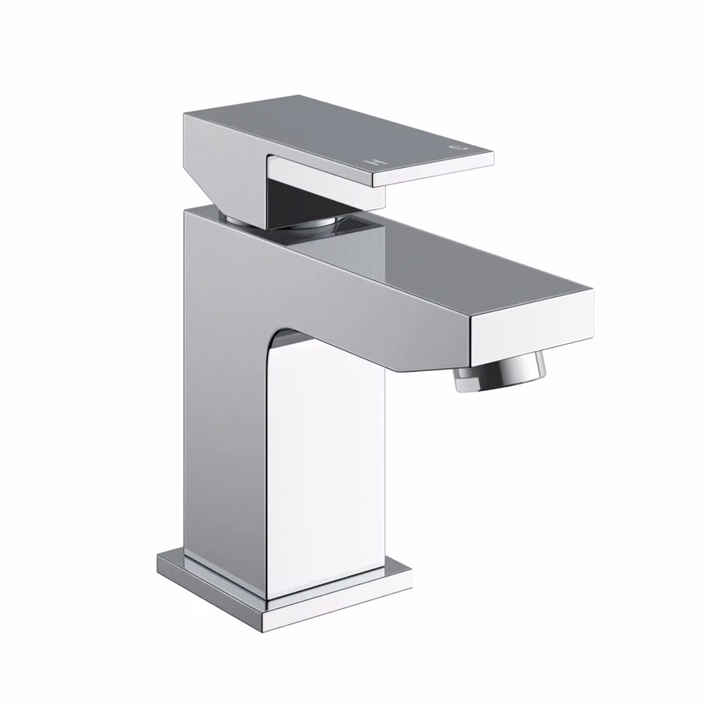 Nes Home Chrome Square Basin Sink Mixer Tap in Silver – 2