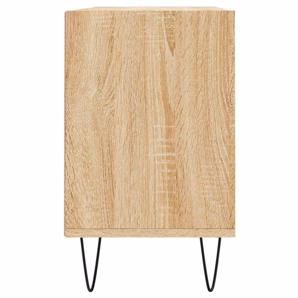 Berkfield Home TV Cabinet in Sonoma Oak, Light Tan, W: 103.5 cm, D: 30 cm, H: 50 cm – 3